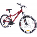 Detský bicykel 24" Fuzlu Team hliníkový červený